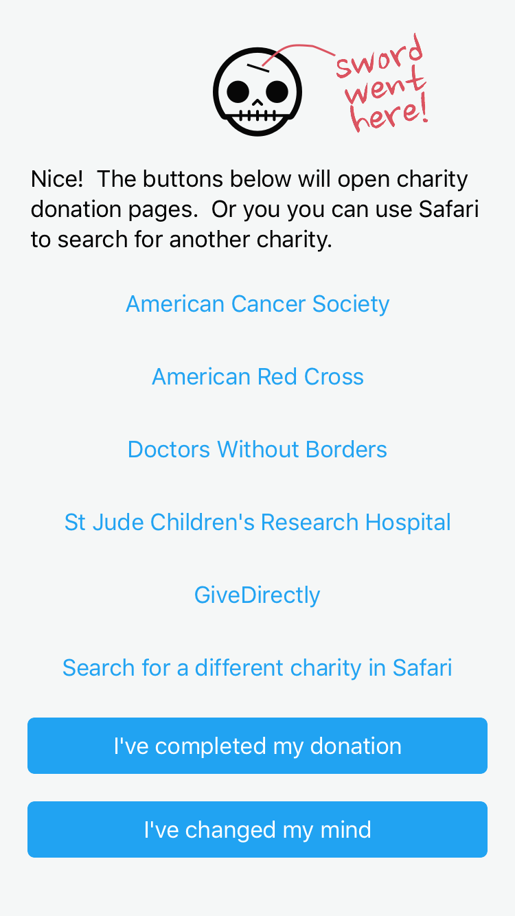 charity screen