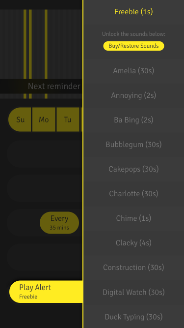 sound picker screenshot